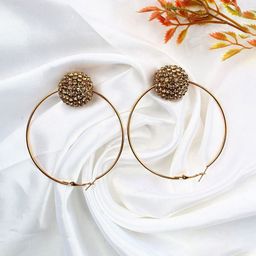 KPOP Gold-Plated Rhinestone Contemporary Drop Earrings-image-86