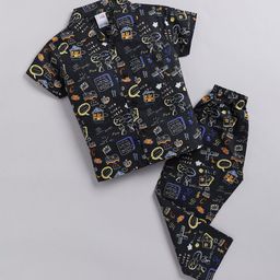 NAUTI KIDZ Boys Pure Cotton Cartoon Characters Printed Night suit-image-60