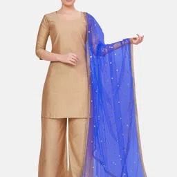 Studio Shringaar Ethnic Motifs Embroidered Dupatta with Sequinned-28