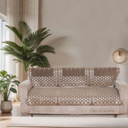 BREVARD Brown Embroidered Other Sofa Cover-image-56