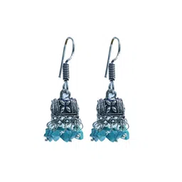Abhooshan Dome Shaped Jhumkas Earrings-image-94