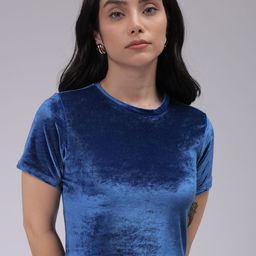 Freehand by The Indian Garage Co Women Short Sleeves Crop Top-image-45