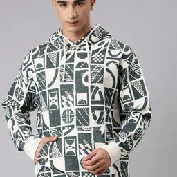 Xtep Men Printed Hooded Sweatshirt-image-68