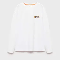 Mango Kids Boys Printed Pure Cotton T-shirt-picture-22