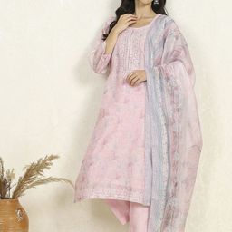 Biba Unstitched Dress Material-picture-43