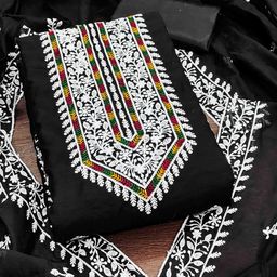 Blissta Embroidered Unstitched Dress Material-image-67