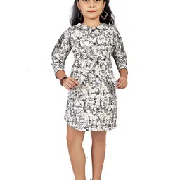 Fabangel Print Fit & Flare Dress-image-16