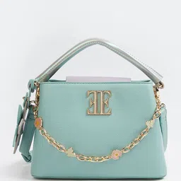 ELLE Women Solid Structured Embellished Handheld Bag-picture-37