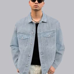 LINARIA Spread Collar Lightweight Denim Jacket-picture-41