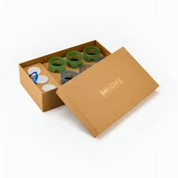 Fabindia Blue & Green 6 pieces Tea Light Candle-13