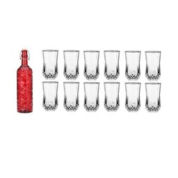 SOMIL Red Glass Airtight Can Bottle-picture-44