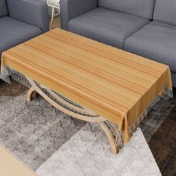 Aura Gold-Toned Waterproof 4-Seater Rectangle 1.42 m x 0.98 m PVC Table Cover-36
