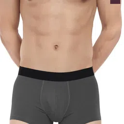 LOGGERHEAD Men Pack Of 2 Cotton Outer Elastic Trunk LHFT004-Maroon-Anthra-Maroon-Anthra-1