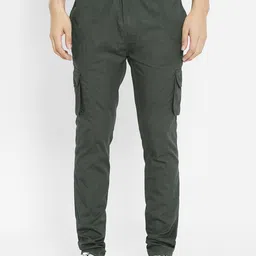 SAPPER Men Relaxed Cargos Trousers-image-90