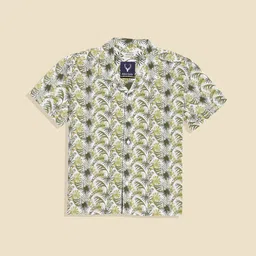 Allen Solly Junior Boys Floral Opaque Printed Casual Shirt-picture-43