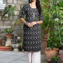 Ethnic basket Women Multicoloured Kurtas-picture-46