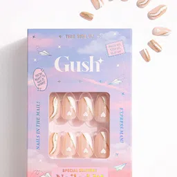 Gush Beauty Starlight Swirls- Medium Round Nail Art-15