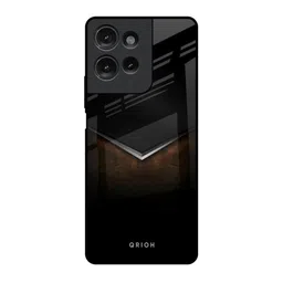 QRIOH Dark Walnut Real Printed Motorola G75 5G Impact Resistant Back Case-image-41