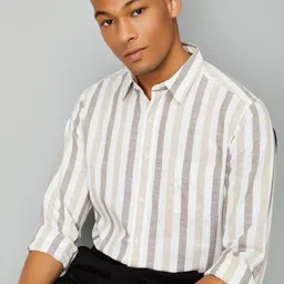 max Men Opaque Striped Casual Shirt-image-72