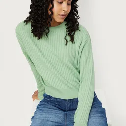 max Women Striped Pullover-image-23