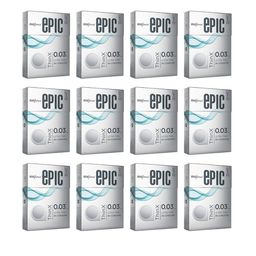 Manforce Men Set Of 12 Epic Thinx Ultra Thin Condom- 3 Pcs Each-1
