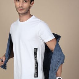 Roadster Typography Printed Pure Cotton Round Neck T-Shirt-image-26