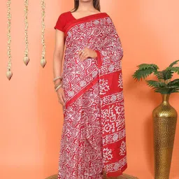 Ravi Janki Suit & Sarees Abstract Printed Pure Cotton Saree-picture-14