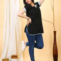 FULPARI Women Solid Pure Cotton Kurti-image-26