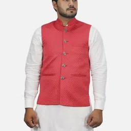 GARGIAN Master Cut Men Red Polyester Jackets-picture-35