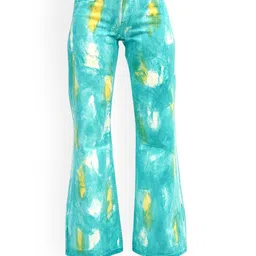 DAYER Women Mid-Rise Heavy Fade Cotton Bootcut Jeans-image-49
