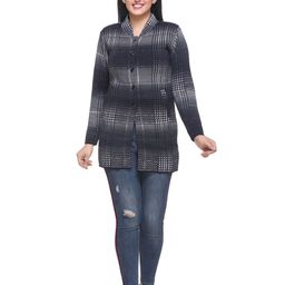 WOOL 4U Women Woollen Longline Cardigan-image-44