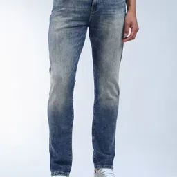Flying Machine Authentic Premium Men Slim Fit Mid-Rise Heavy Fade Stretchable Jeans-image-35