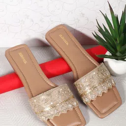 Anouk Women Open Toe Flats with Bows-image-66