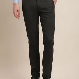 Turtle Men Tailored Slim Fit Formal Trousers-image-51