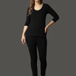 Wearslim Round Neck Cotton Thermal Set-image-36