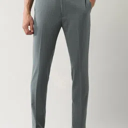 Arrow Men Printed Slim Fit Trousers-image-60