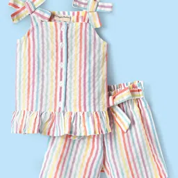 CrayonFlakes Girls Printed Top with Shorts-picture-41