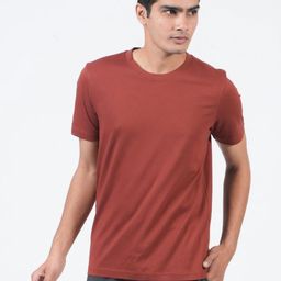 EcoLove Men Dry Tech Solid Round Neck Cotton T-shirt-image-76