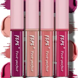 FOPE Set Of 4 Pout Perfect Long Lasting Liquid Lipstick - 4 ml Each-16