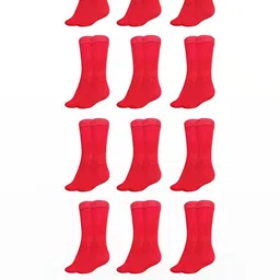 MUKHAKSH Unisex Red Socks-picture-23