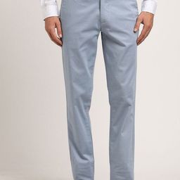 Turtle Men Relaxed Skinny Fit Chinos Trousers-image-84