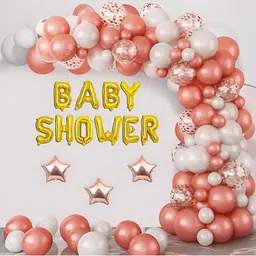Special You 70 Pcs White Textured Baby Shower Decorations-image-16