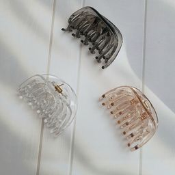 DIVASTRI Set of 3 Transparent Claw Clips-picture-38