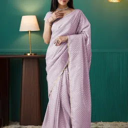 RACHNA Beads and Stones Organza Designer Saree-picture-17