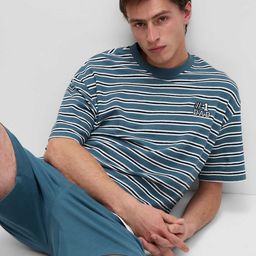 Marks & Spencer Men Striped Pure Cotton Night suit-picture-24