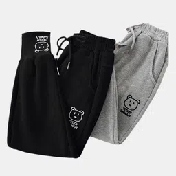 YK Girls Smart Slim Fit Joggers Trousers-picture-29
