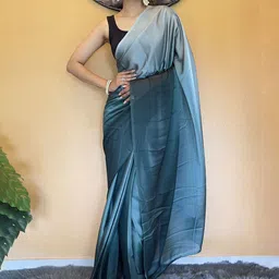 DIVASTRI Pure Chiffon Ready to Wear Jamdani Saree-image-75