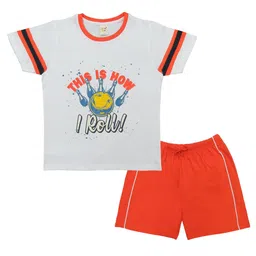 Clothe Funn Boys Printed T-shirt with Shorts-35