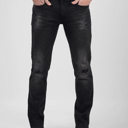 Numero Uno Men Slim Fit Low-Rise Mildly Distressed Heavy Fade Stretchable Jeans-image-97
