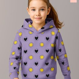 HELLCAT Girls Pack of 2 Printed Hooded Sweatshirt-picture-18